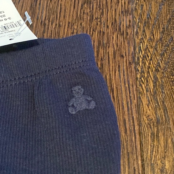 NWT: Baby Gap - navy flare ribbed cotton pants - Picture 2 of 4